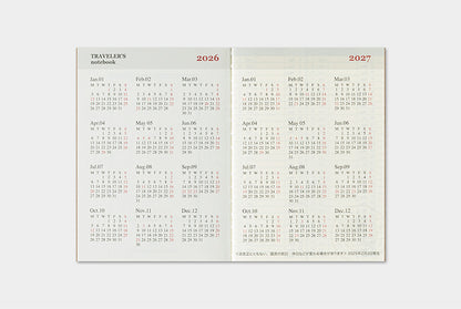 TRC TRAVELER’S Passport Diary 2026 Weekly Second Half