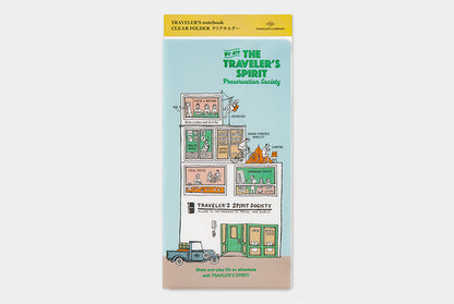 TRC Traveler's Notebook 2026 Clear Folder Regular