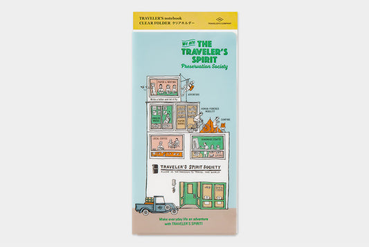 TRC Traveler's Notebook 2026 Clear Folder Regular