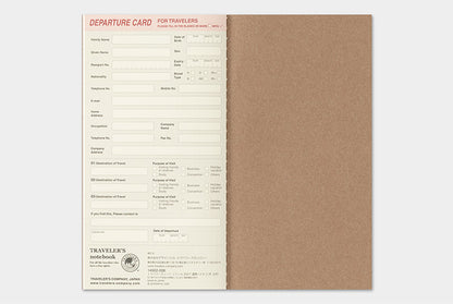 Traveler's Notebook 2027 Weekly+Memo Refill Regular Size