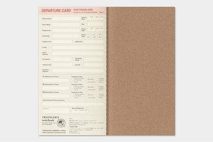 Traveler's Notebook 2027 Weekly+Memo Refill Regular Size
