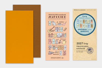 Traveler's Notebook 2027 Weekly Vertical Refill Regular Size