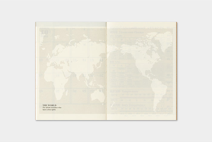 Traveler's Notebook 2027 Monthly Refill Passport Size