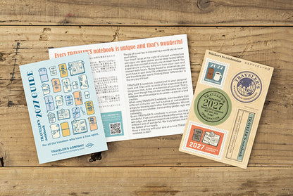 Traveler's Notebook 2027 Monthly Refill Passport Size