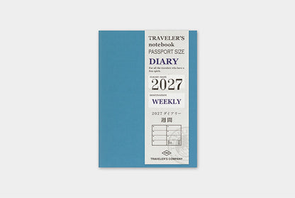 Traveler's Notebook 2027 Weekly Refill Passport Size