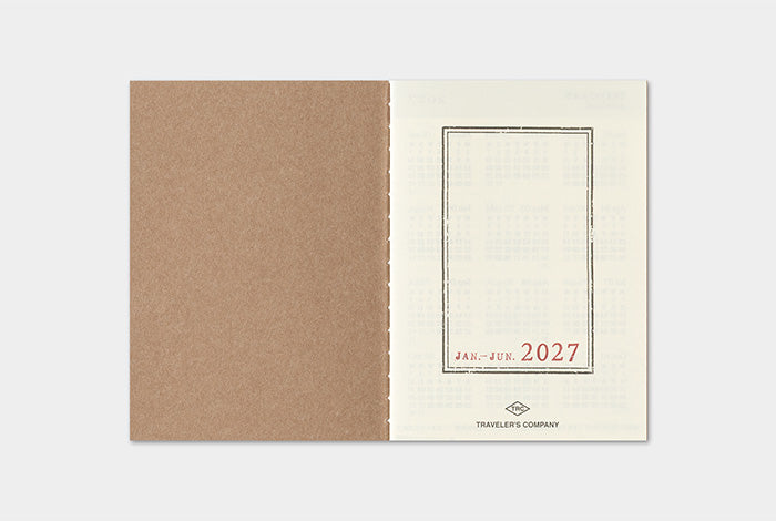 Traveler's Notebook 2027 Weekly Refill Passport Size