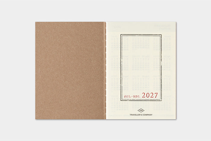 Traveler's Notebook 2027 Weekly Refill Passport Size