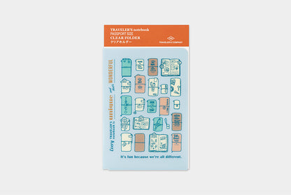 Traveler's Notebook 2027 Clear Folder Passport Size