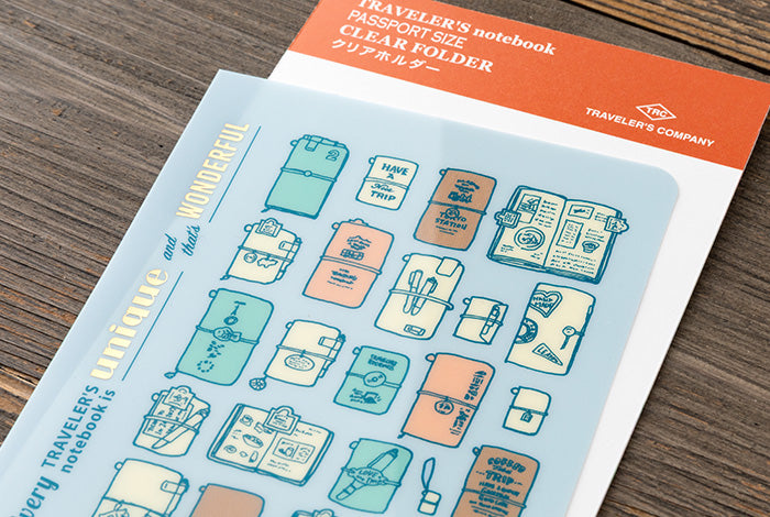 Traveler's Notebook 2027 Clear Folder Passport Size