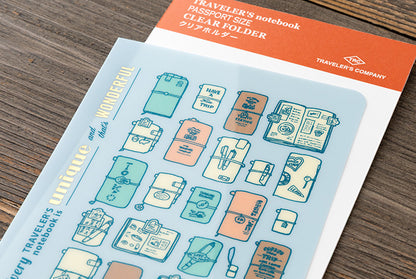 Traveler's Notebook 2027 Clear Folder Passport Size