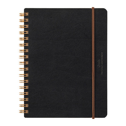 Midori World Meister Grain Notebook B6 Black