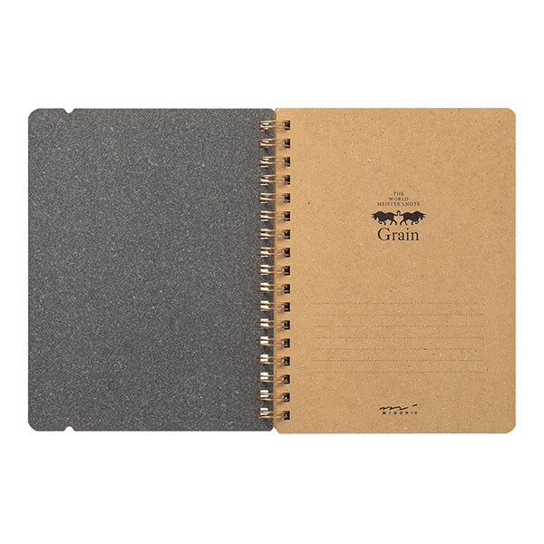 Midori World Meister Grain Notebook B6 Brown
