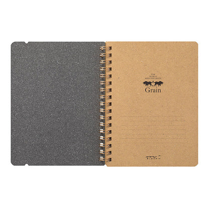 Midori World Meister Grain Notebook B6 Brown