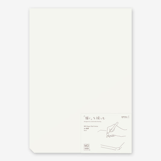 Midori MD Pad Cotton A4 Blank