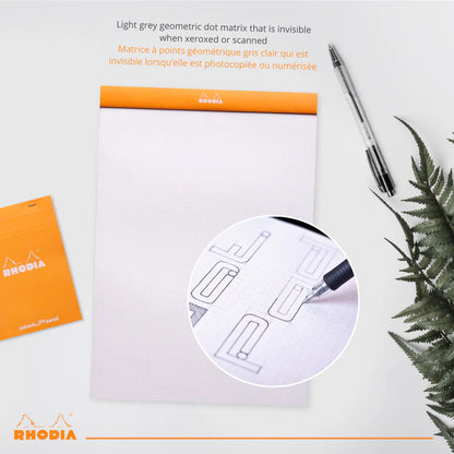 Rhodia Notepad N°18 A4 Dotted Orange