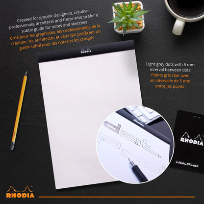 Rhodia Notepad N°18 A4 Dotted Orange