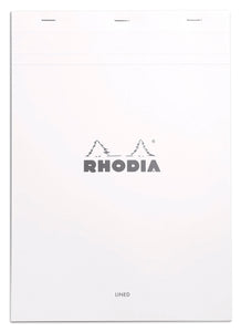 Rhodia Pad No18 A4 Lined White