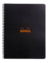 Load image into Gallery viewer, Rhodia Classic Wire Notebook A4+ Lined Black
