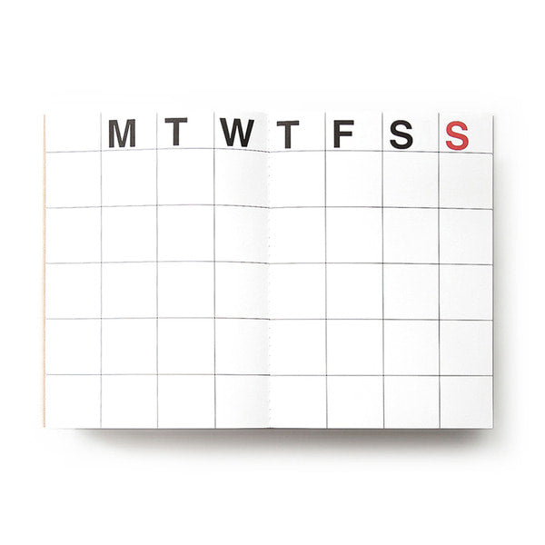 JStory Monthly Planner Large Kraft/Black