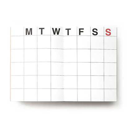 JStory Monthly Planner Large Kraft/Black