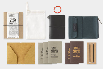 TRC TRAVELER'S notebook Card Size 20th Anniversary Set Black