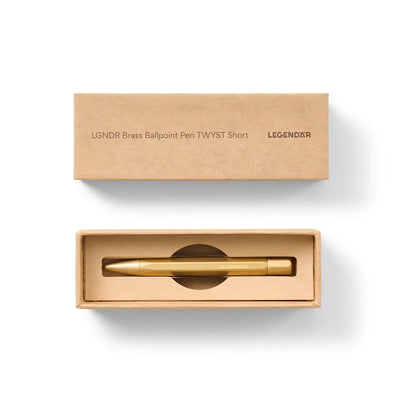Legendär TWYST Brass Ballpoint Pen Short