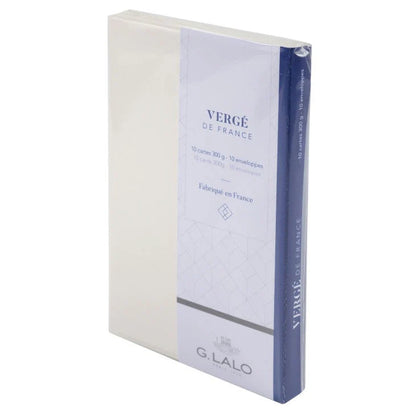 G. Lalo Verge White Single Cards+ Env (10)