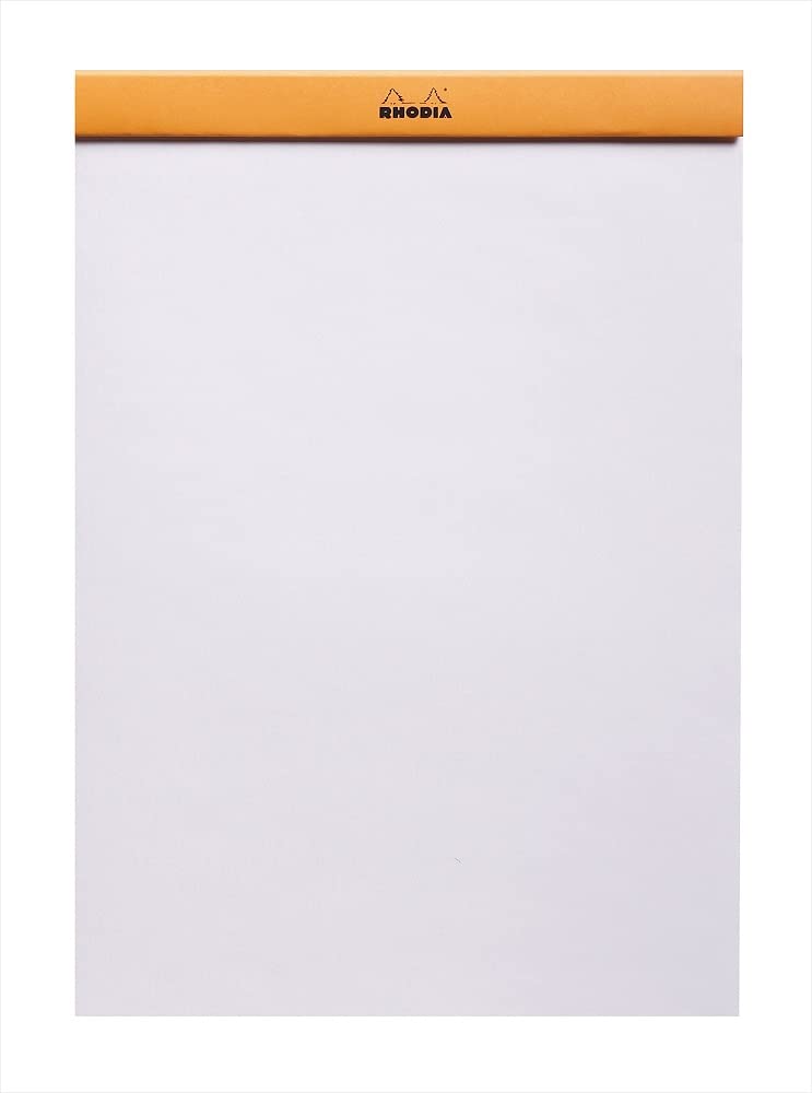 Rhodia Pad No18 A4 Blank Orange