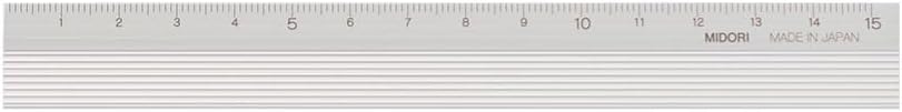 Midori Aluminium Ruler 15 cm