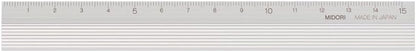 Midori Aluminium Ruler 15 cm