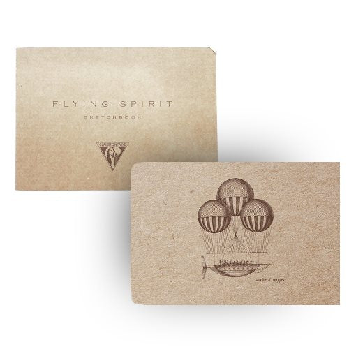 Clairefontaine Flying Spirit Sketchbook A6 Landscape Kraft