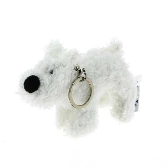 Tintin Plush Keyring (Snowy)