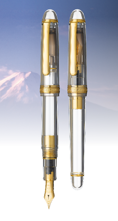 Platinum Century 3776 Fountain Pen Demonstrator Prism Crystal LE 14K M