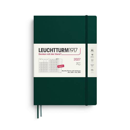 Leuchtturm  2026-2028 16M Monthly Planner & Notebook B5 Softcover