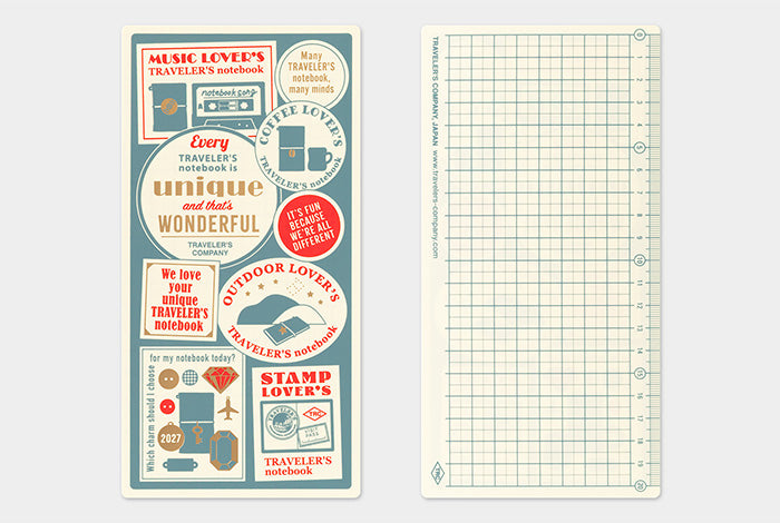 Traveler's Notebook 2027 Plastic Sheet