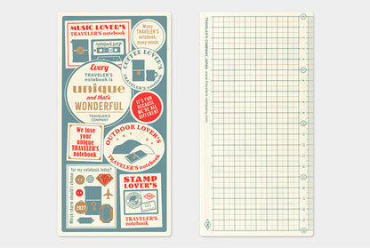 Traveler's Notebook 2027 Plastic Sheet