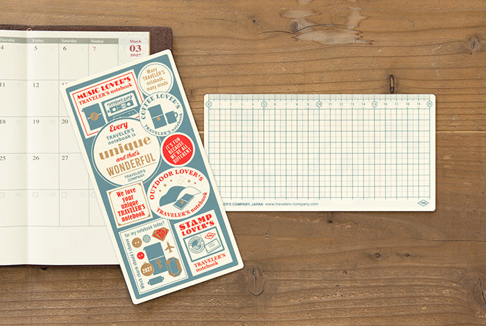 Traveler's Notebook 2027 Plastic Sheet