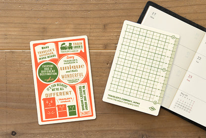 Traveler's Notebook 2027 Plastic Sheet Passport Size