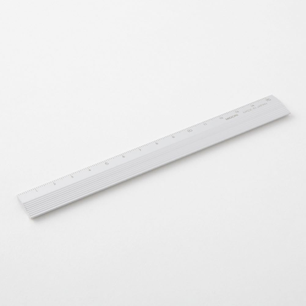 Midori Aluminium Ruler 15 cm