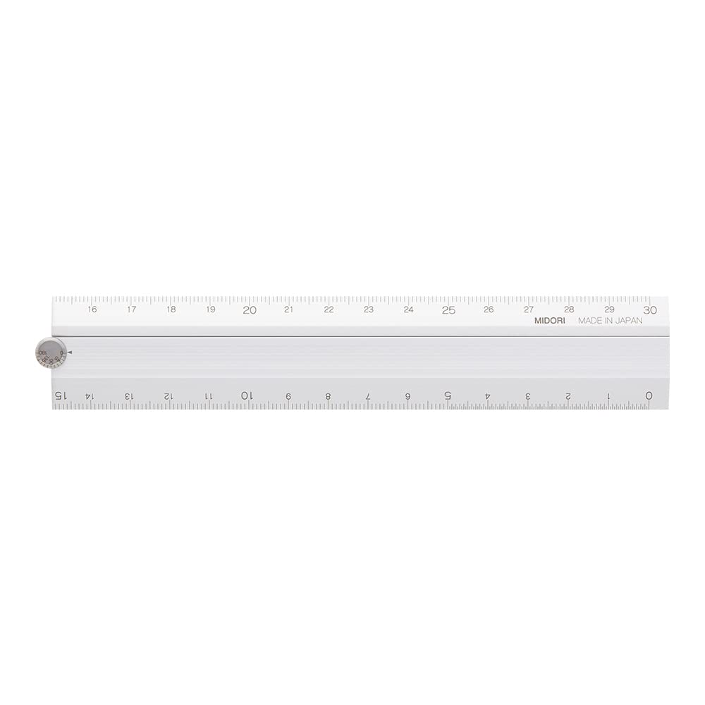 Midori Aluminium Multi Ruler 30 cm