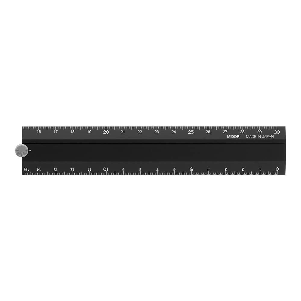 Midori Aluminium Multi Ruler 30 cm