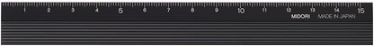 Midori Aluminium Ruler 15 cm