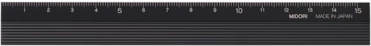 Midori Aluminium Ruler 15 cm