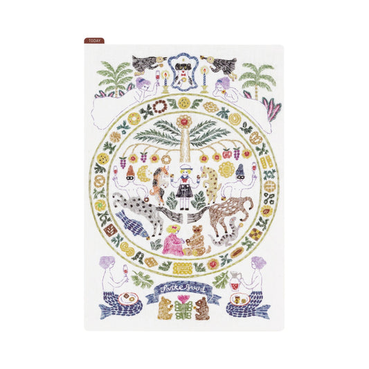Hobonichi Accessories iyo okumi: Hobonichi Pencil Board for A5 Size (Happy Tea Time - Taste Good)