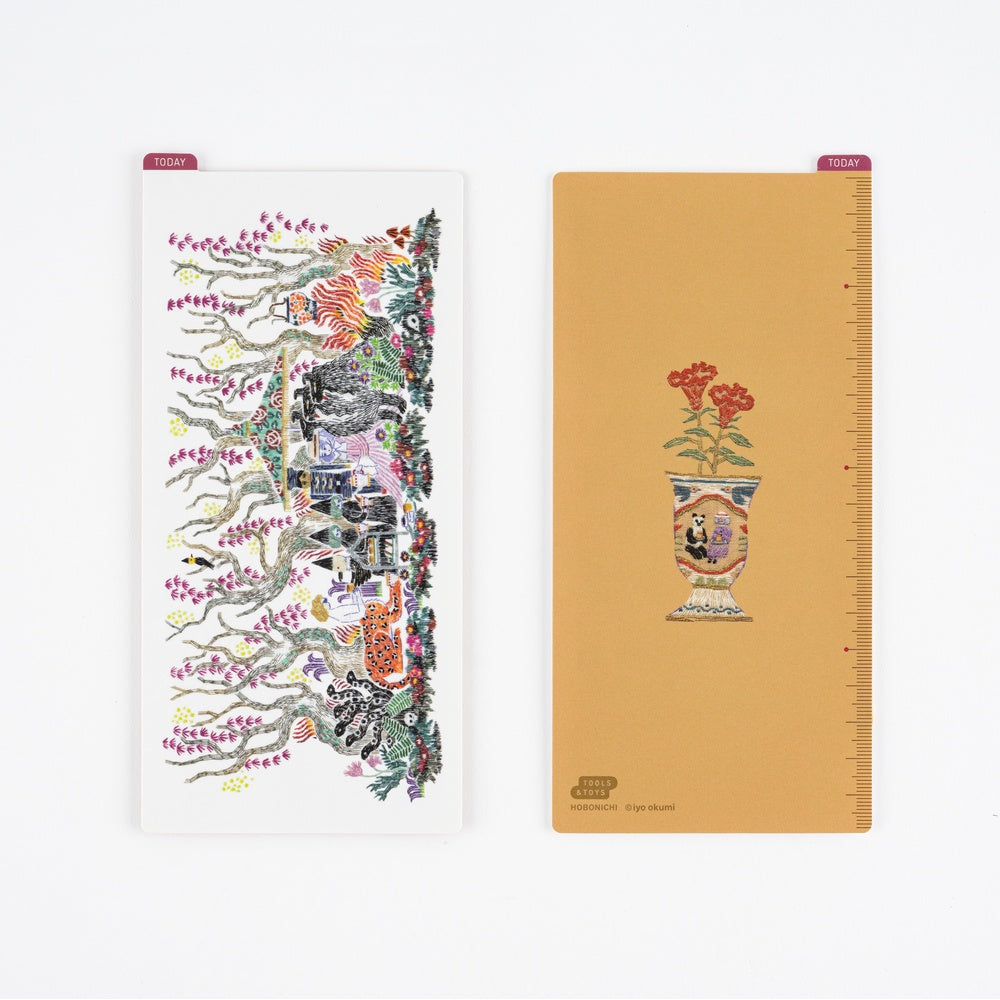 Hobonichi Accessories iyo okumi: Hobonichi Pencil Board for Weeks (Happy Tea Time - Group Party)