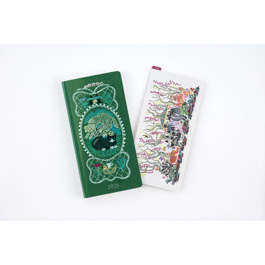 Hobonichi Accessories iyo okumi: Hobonichi Pencil Board for Weeks (Happy Tea Time - Group Party)