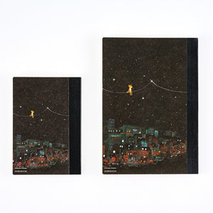 Hobonichi Accessories Hiroko Kubota: Hobonichi Graph Notebook (A5) - Another night of falling star sparklers