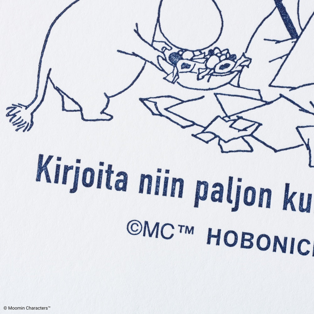 Hobonichi x Moomin Ink-Absorbing Paper - Moomin