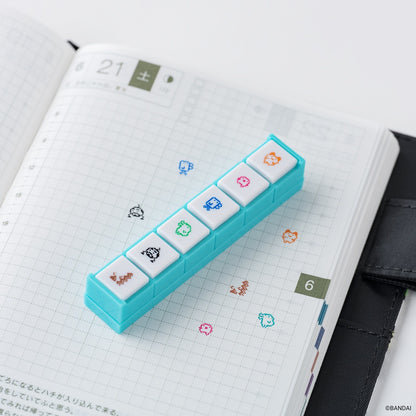 Hobonichi x Kodomo no Kao: Pochitto6 Push-Button Stamp (Tamagotchi)