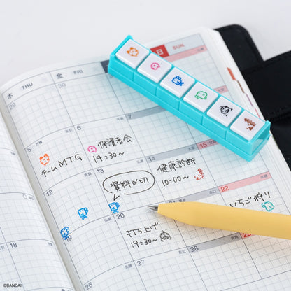 Hobonichi x Kodomo no Kao: Pochitto6 Push-Button Stamp (Tamagotchi)